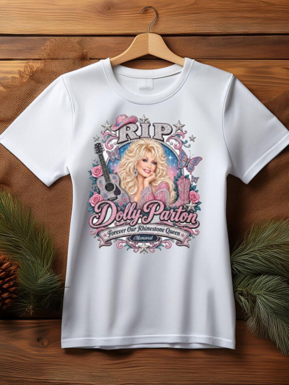 RIP Dolly Parton Forever Our Rhinestone Queen Memorial Shirt